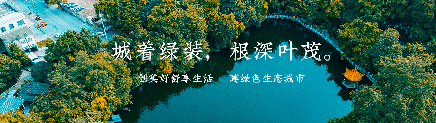 城著綠裝，根深葉茂